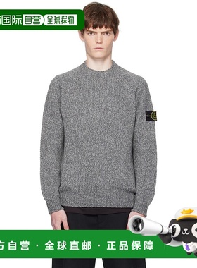 1h可退 香港直邮Stone Island 石头岛 男士 灰色 5100050 Crew Ne