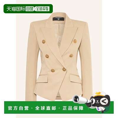 1h可退 香港直邮BALMAIN 女士西服 100297013712000 CO 米白色 bl
