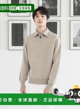 1h可退 香港直邮Loro Piana 半拉链套衫 FAO9777毛衣男装长袖羊绒
