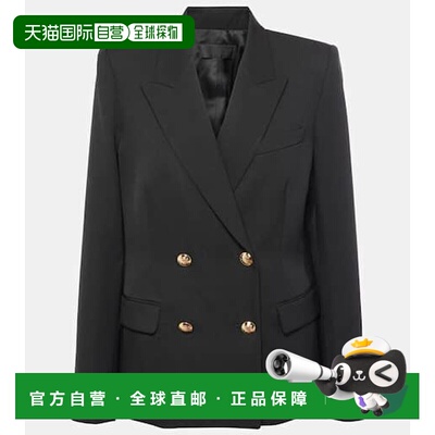 香港直邮NILI LOTAN 女士 Veda 初剪羊毛夹克 black黑色 舒适时尚