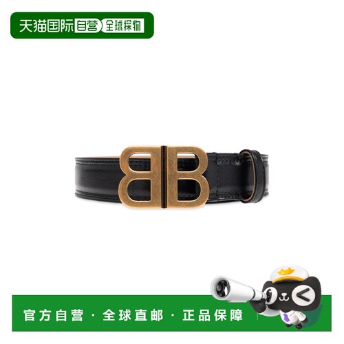 1h可退 欧洲直邮BALENCIAGA 女士腰带 8107282ABF81000 CO 黑色 B