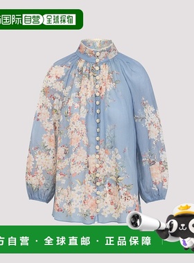 香港直邮ZIMMERMANN 女士 CASCADIAN 翻腾衫 3548TSS255