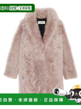 香港直邮Saint Laurent 羊毛皮长款大衣 708010YF2AF西装