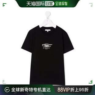 男童黑色T恤 香港直邮GIVENCHY H25326 09BT