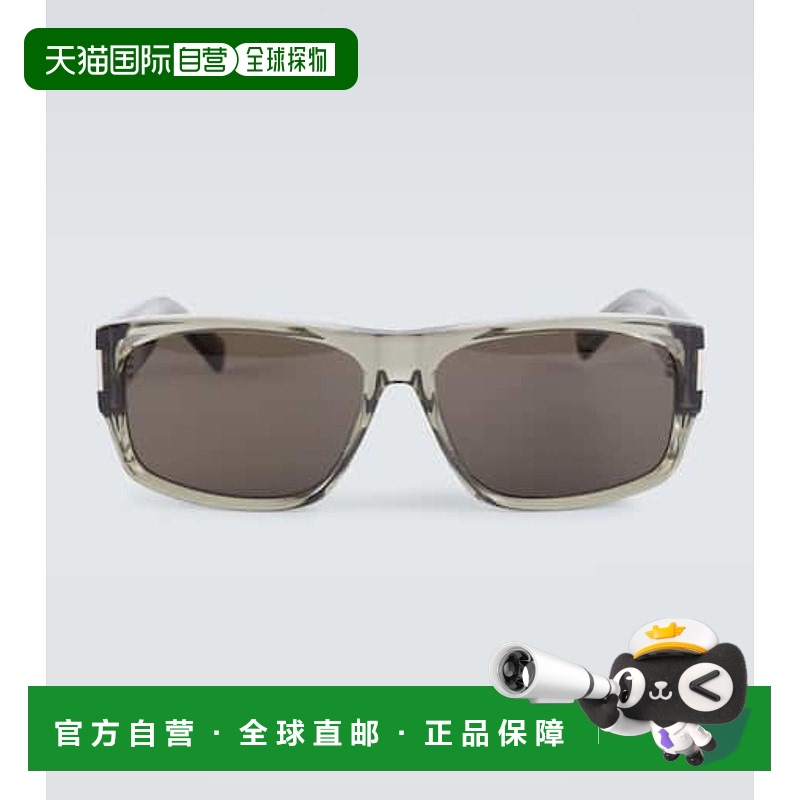 1h可退 香港直邮Saint Laurent 圣罗兰 男士 SL 689 方框太阳眼镜
