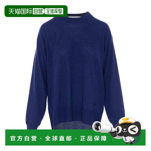 香港直邮Ami Paris 女士针织衫 UKS856KN0066A021BLUE SS2026