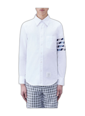 Thom Browne 翻领长袖衬衫 MWL374CF0572 【付后1h可退】