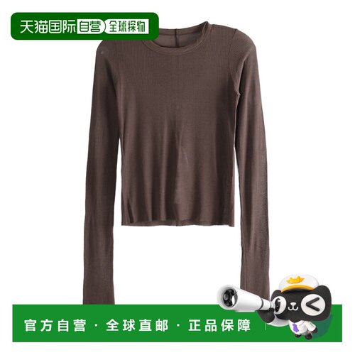 香港直邮RICK OWENS 女士休闲裤 RP01F6209RC53 SS2026 褐色