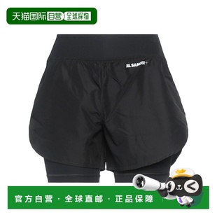 吉尔 桑达 女士 1h可退 black黑色 Sander 短裤 舒适 香港直邮Jil