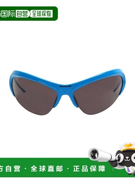 1h可退 香港直邮Balenciaga 巴黎世家 女士 太阳眼镜 blue蓝色 舒
