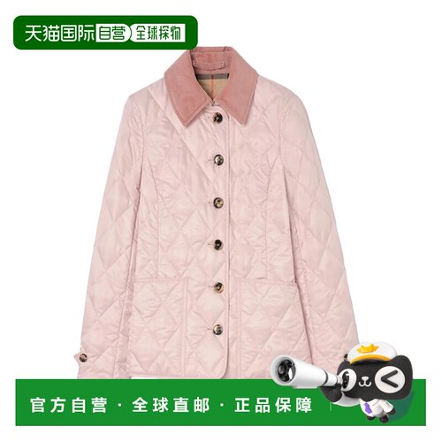 欧洲直邮Burberry Women Fernleigh Jacket Mallow Pink