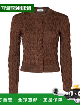 香港直邮Fendi 长袖针织开衫 FZE577AWIQ