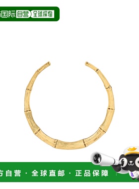 1h可退 香港直邮Saint Laurent 金属竹制项圈项链 858489Y1500