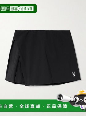 1h可退 香港直邮On 女士 Court 不对称褶裥再生网球半身裙 1WF112