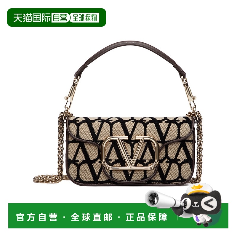 【99新未使用】香港直邮Valentino V标志LOCÒ小号单肩包 WB0L97JS