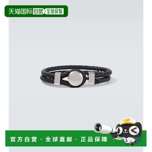 男士 香港直邮Tom 福特 汤姆 徽标编织皮革手链配饰 Ford