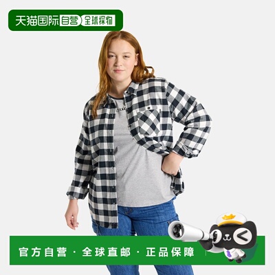 自营欧洲直邮Burton伯顿 Favorite女士格子有机棉长袖衬衫