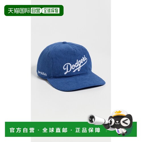 香港直邮SPORTY & RICH 女士 Dodgers 灯芯绒帽子