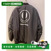 香港直邮Raf 男士 Simons 1h可退 拉夫 西蒙 特 黑色笑脸飞行员夹