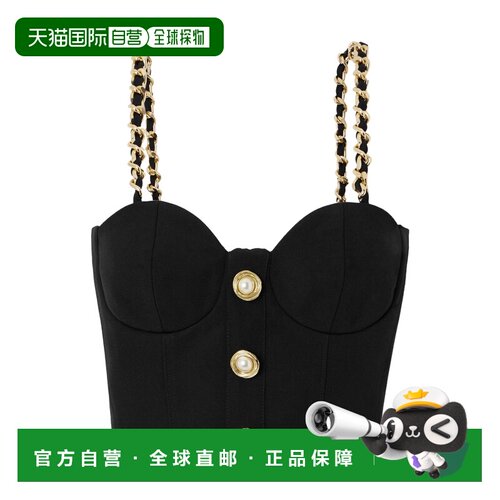 1h可退 香港直邮BALMAIN 女士内衣 EF0AD405WC090PA SS2026 黑色