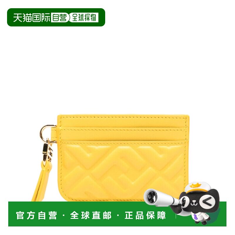 香港直邮FENDI 女士钱包 8M0566AAJDF1TD0 SS2026 黄色