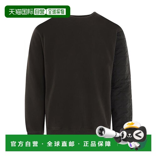 欧洲直邮ambush男士黑色棉质圆领长袖T恤休闲百搭日常穿搭时尚