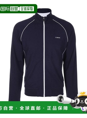 香港直邮Zegna 长袖拉链休闲夹克 VP451ZZ850B08杰尼亚