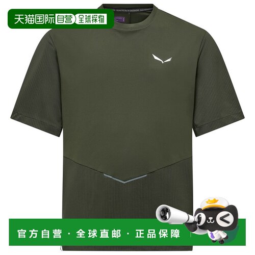 香港直邮SALEWA 男士户外T恤 2168513DARKOLIVE C【付后1h可退】
