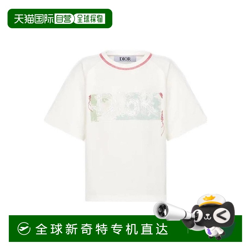 1h可退 香港直邮DIOR 迪奥 男童 and Polos 婴儿T恤浅褐色T恤童装