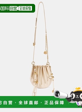 1h可退 香港直邮Chloe 蔻依 女士 Treasures 海滩皮革斜挎包