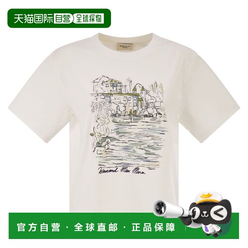 1h可退 香港直邮Weekend Max Mara 女士 WKDSALA 棉质印花T恤 262