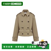 自营欧洲直邮Dior迪奥 女士米色棉质大衣