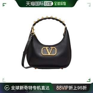 23SS 黑色Stud 99新未使用 Sign HOBO铆钉 香港直邮VALENTINO