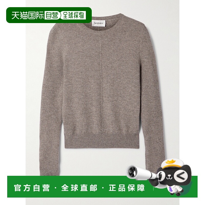 1h可退 香港直邮Saint Laurent 圣罗兰 女士 长袖羊绒毛衣 808069
