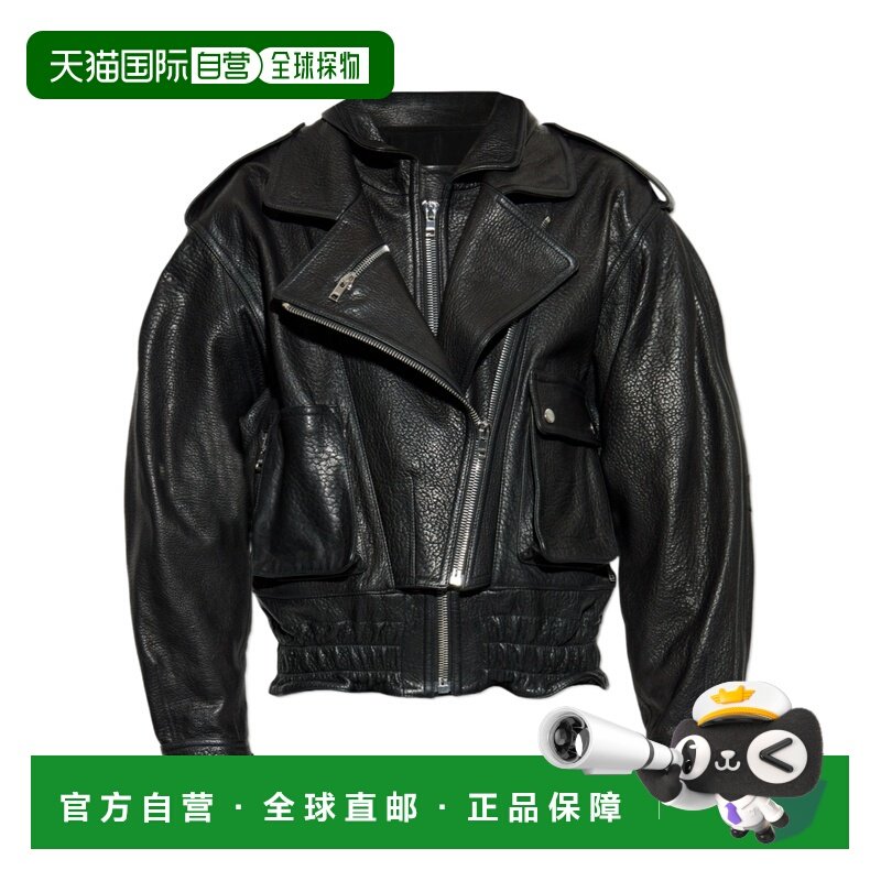 1h可退 香港直邮女士 长袖皮夹克 crov,女装/女士精品,棉衣/棉服,淘宝优惠券,粉丝福利购,淘宝优惠卷