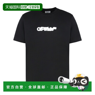 1h可退 香港直邮OFF-WHITE 男士T恤 44MAA027G5J00I1001 AW2024