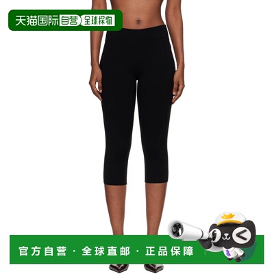 1h可退 香港直邮toteme 女士 黑色 Capri Knit 紧身裤 262WRB0368