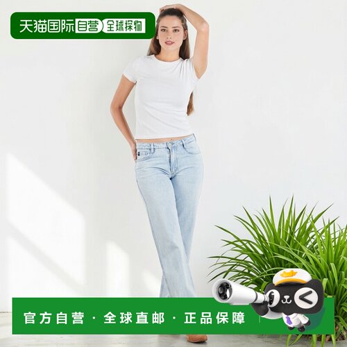 欧洲直邮Le Temps des Cerises衣服女喇叭牛仔裤蓝色323 BAS