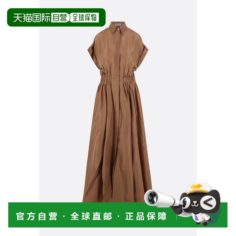 香港直邮Brunello Cucinelli 布内罗 古奇拉利 女士 双绉衬衫式连