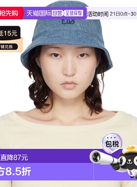 1h可退 香港直邮ANINE BING 女士 蓝色 Nicks 渔夫帽 A1212027WHD