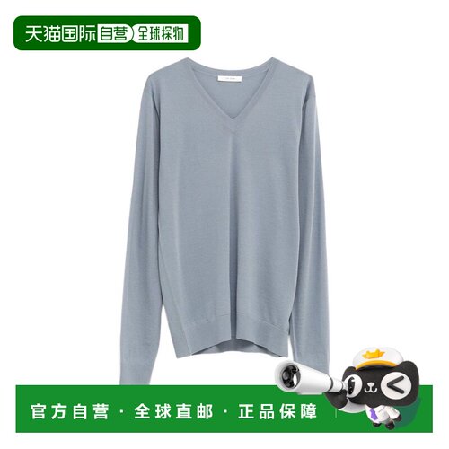 香港直邮The Row 女士 V领毛衣 10713Y976AZUREGREYAZGAZURE_GREY