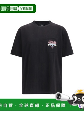 香港直邮Represent 男士 Mel’s Diner T恤 MLM100565JETBLACK