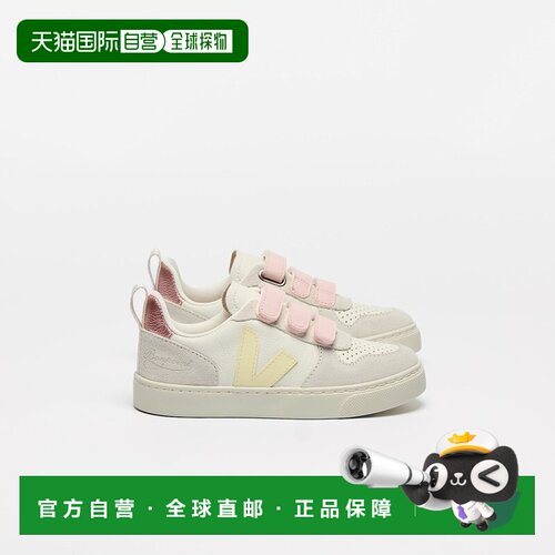 自营欧洲直邮VEJA V-10系列Bonpoint联名款儿童阳光色皮革V标识运