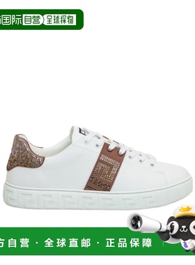 香港直邮Versace 圆头低帮运动鞋 10144601A12373板鞋范思哲