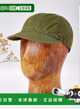 自营欧洲直邮RALPH LAUREN拉夫劳伦RRL人字纹斜纹布帽帽子鸭舌帽