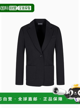 香港直邮Emporio Armani 安普里奥 阿玛尼 女士 黑色夹克 EW00292