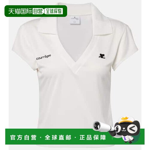 香港直邮Courreges女士POLO衫 【付后1h可退】