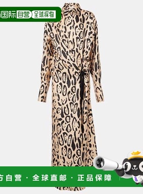 1h可退 香港直邮Sportmax 斯宝麦斯 女士 Astoria 印花真丝斜纹布