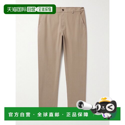 香港直邮Canali 康钠丽 男士 锥形棉混纺斜纹布裤子 PT00417D9167