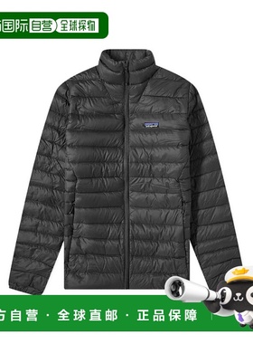 香港直邮Patagonia 徽标绗缝羽绒服 84675BLK鹅绒